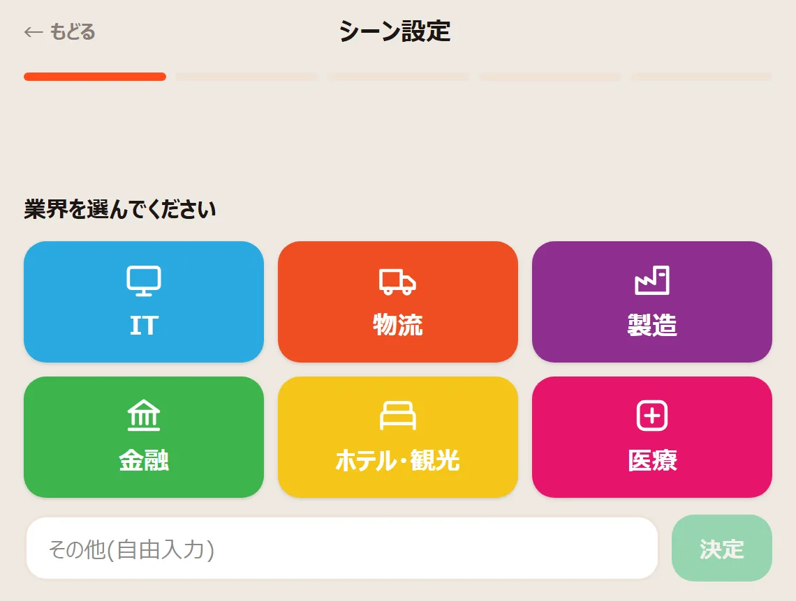 ① 業界